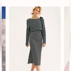 Free People Zinnia Striped Set